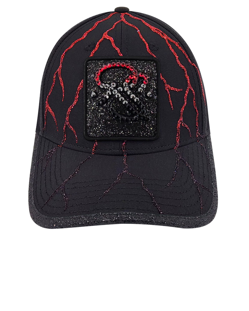 CASQUETTE REDFILLS LIGHTING BLACK RED DELUXE