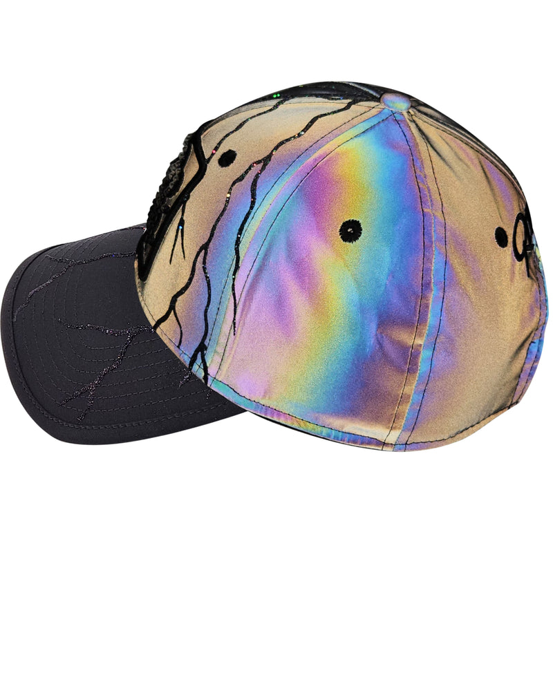 CASQUETTE REDFILLS LIGHTING IRIDESCENT BLACK SHADOW DELUXE