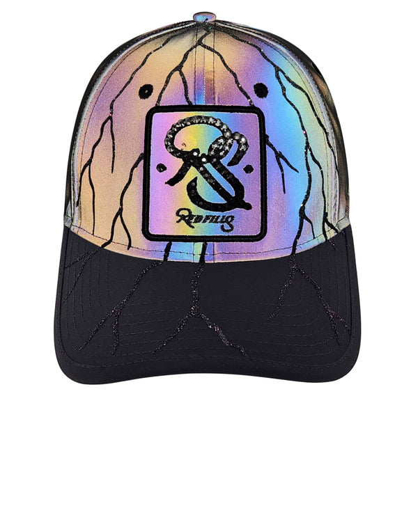 CASQUETTE REDFILLS LIGHTING IRIDESCENT BLACK SHADOW DELUXE