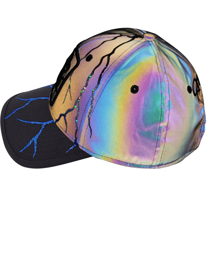 CASQUETTE REDFILLS LIGHTING OM IRIDESCENT BLUEWHITE
