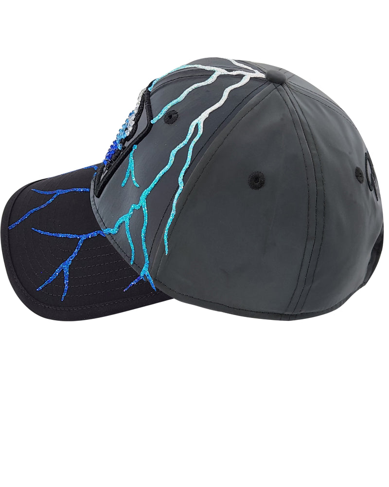 CASQUETTE REDFILLS LIGHTING OM IRIDESCENT BLUEWHITE DELUXE