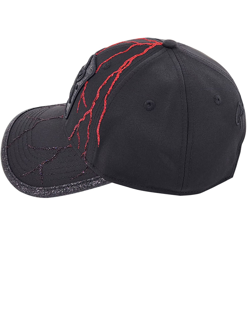 CASQUETTE REDFILLS LIGHTING BLACK RED