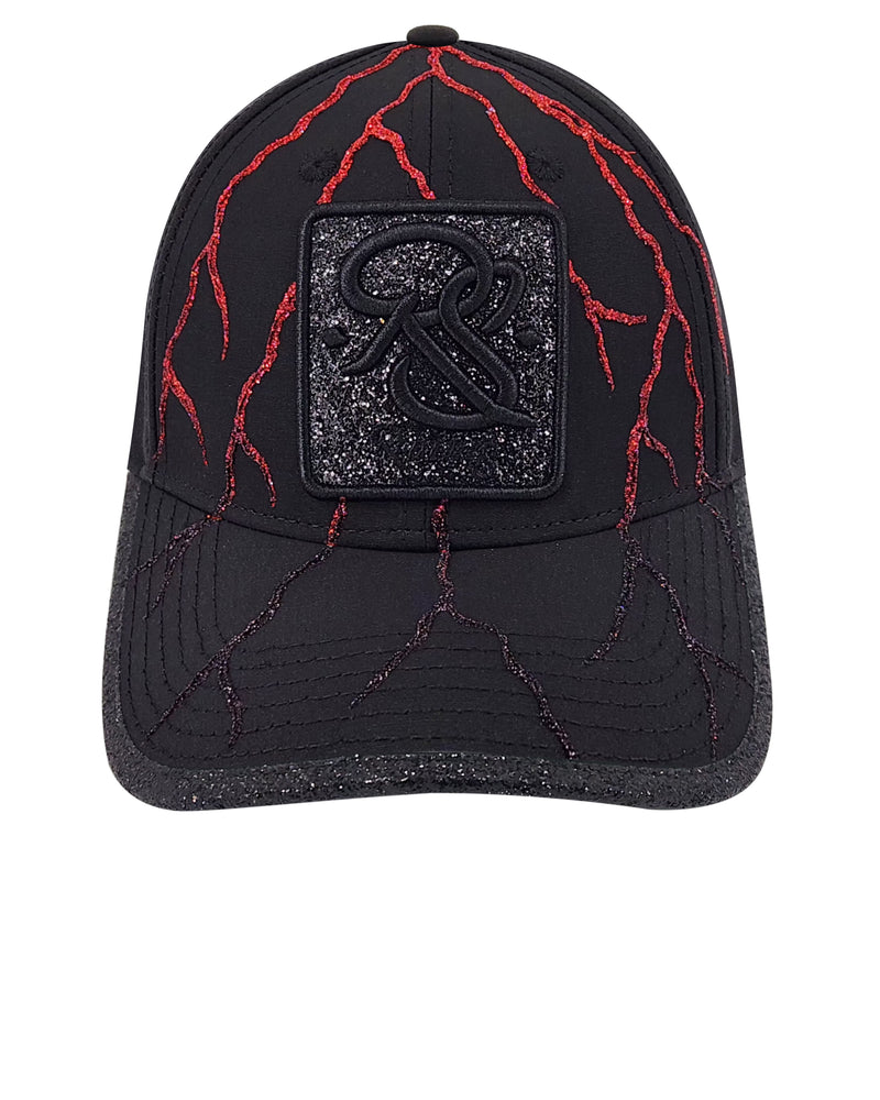 CASQUETTE REDFILLS LIGHTING BLACK RED