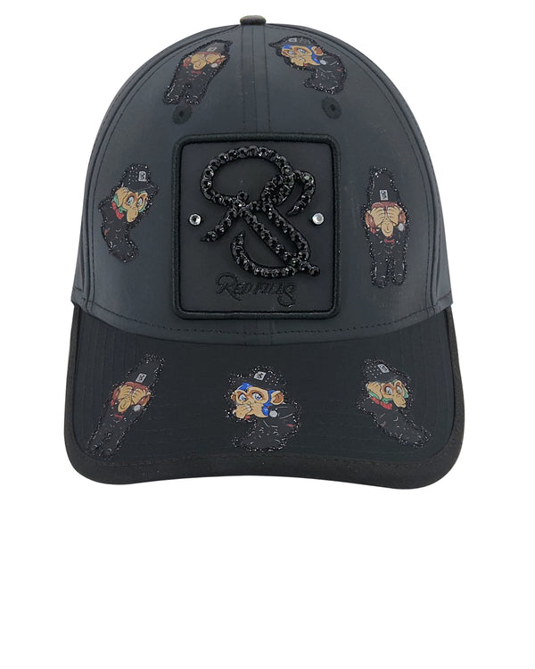 REDFILLS REFLEX THREE MONKEYS BLACK IRIDESCENT DELUXE CAP