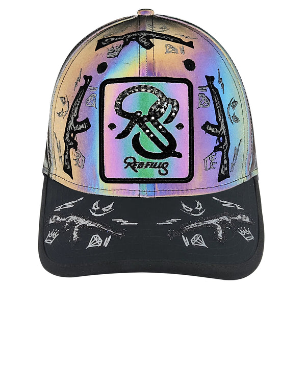 CASQUETTE REDFILLS REFLEX AK BLACK SHADOW IRIDESCENT DELUXE