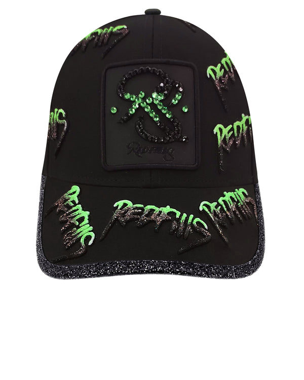 REDFILLS SIGNATURE GREEN BLACK CAP