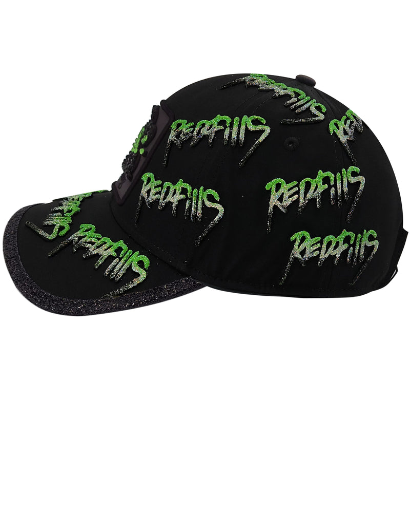 REDFILLS SIGNATURE GREEN BLACK CAP