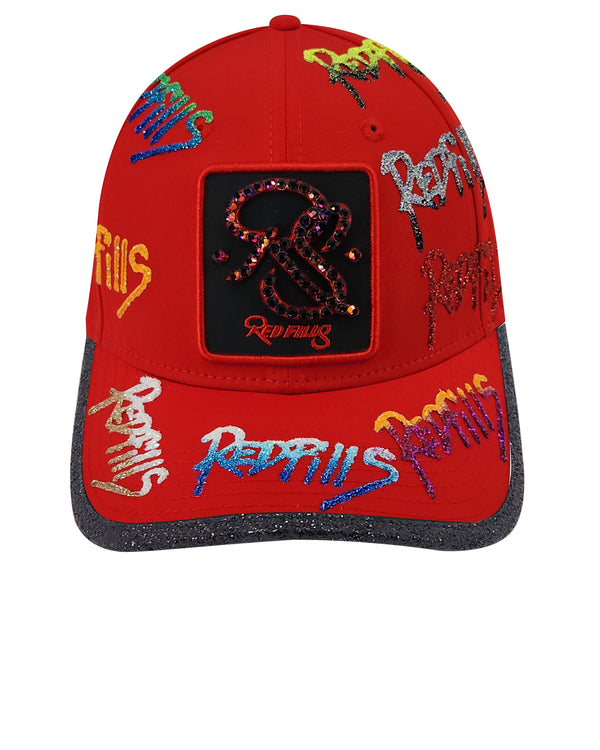 REDFILLS SIGNATURE RED IRIDESCENT DELUXE CAP