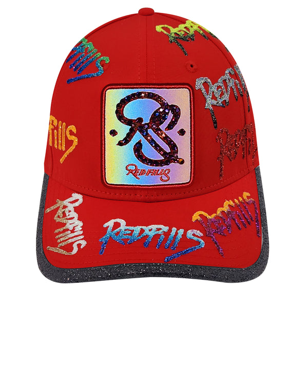 REDFILLS SIGNATURE RED IRIDESCENT DELUXE CAP