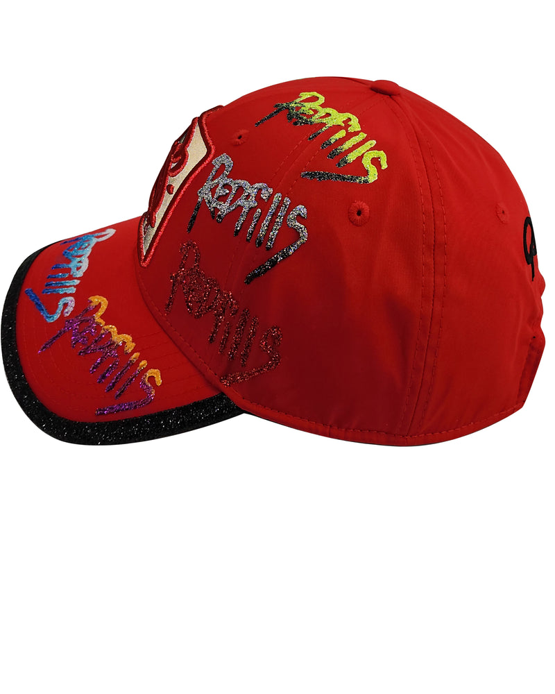 REDFILLS SIGNATURE RED IRIDESCENT CAP