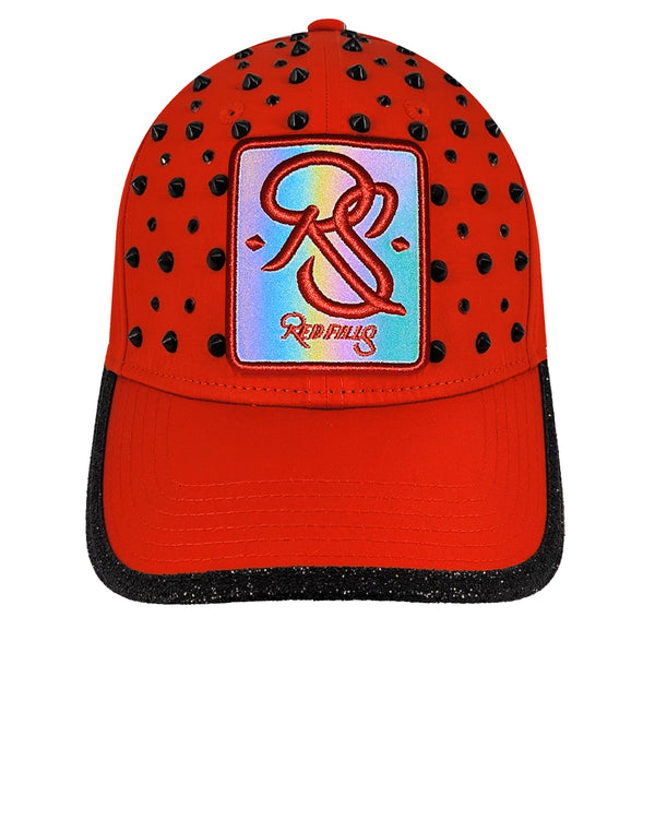 REDFILLS RED BLACK HIMALAYA CAP