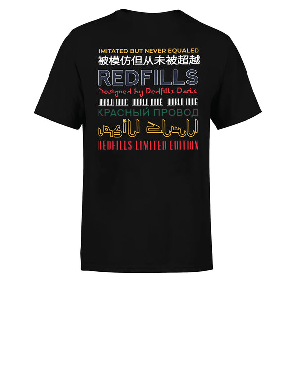 REDFILLS LIMITED EDITION BLACK T-SHIRT