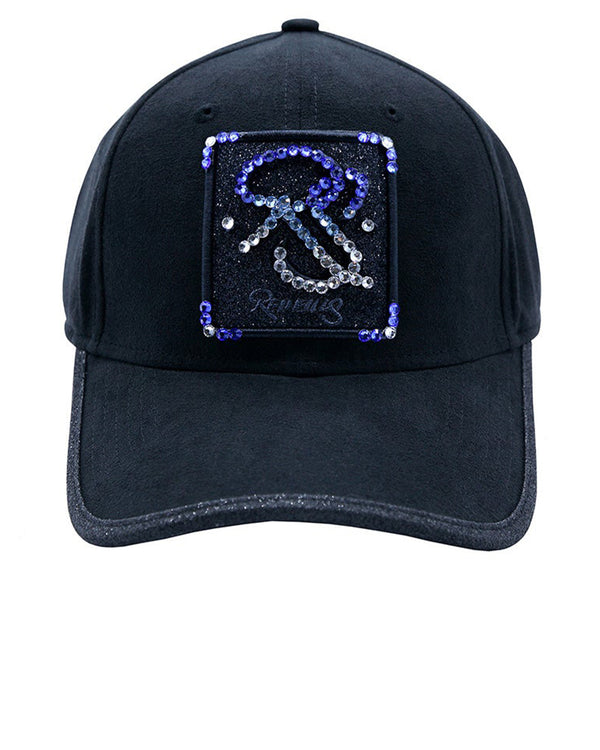REDFILLS RS STRASS SWAROVSKI GRADIENT SAPPHIRE AND CRYSTAL CAP 